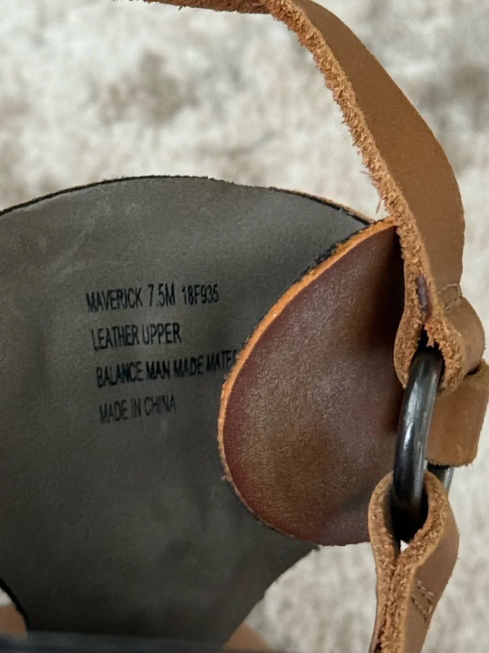 OTBT leather upper
